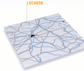 3d view of Le Chêne