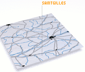 3d view of Saint-Gilles