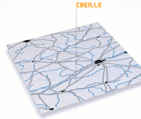 3d view of Cheillé