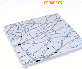 3d view of Les Bonnes