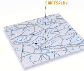 3d view of Saint-Salvy