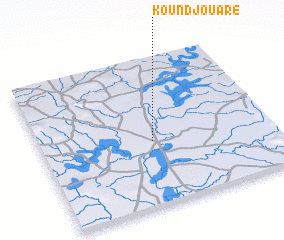 3d view of Koundjouaré