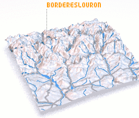 3d view of Bordères-Louron