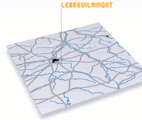 3d view of Le Breuil-Mingot