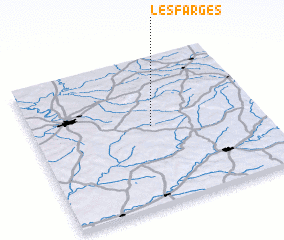 3d view of Les Farges