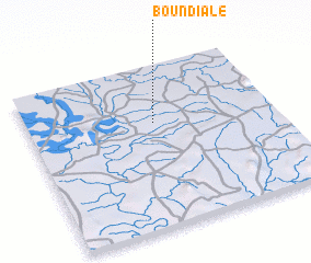 3d view of Boundialé