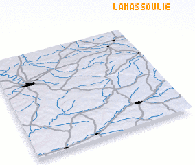 3d view of La Massoulie