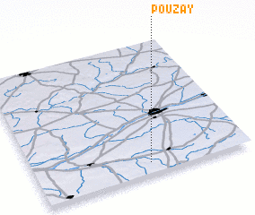 3d view of Pouzay