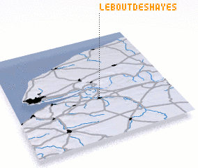 3d view of Le Bout-Deshayes