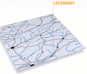 3d view of Le Coudray