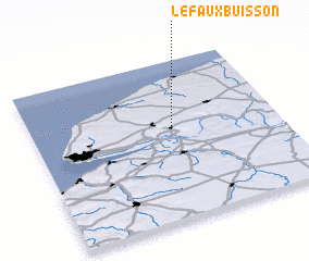 3d view of Le Faux Buisson