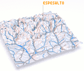 3d view of Espés Alto