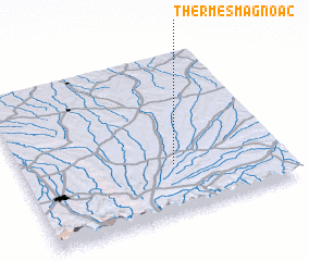 3d view of Thermes-Magnoac