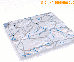 3d view of Sidi MʼHamed Benaouda