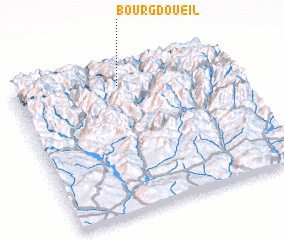 3d view of Bourg-dʼOueil