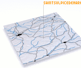 3d view of Saint-Sulpice-de-Mareuil