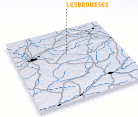 3d view of Les Brousses