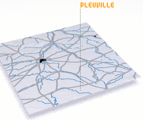 3d view of Pleuville