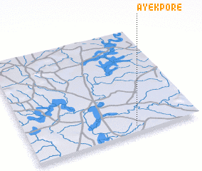 3d view of Ayékporé