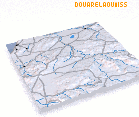 3d view of Douarel Aouaïss