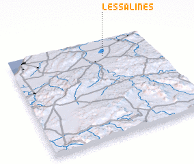 3d view of Les Salines