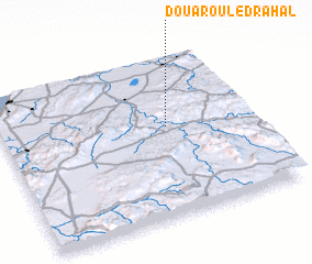 3d view of Douar Ouled Rahal