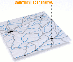 3d view of Saint-Mayme-de-Pereyol