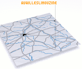 3d view of Availles-Limouzine