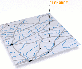 3d view of Clémancé