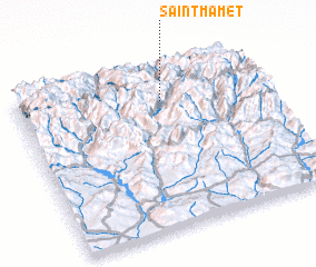 3d view of Saint-Mamet