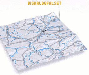 3d view of Bisbal de Falset