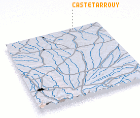 3d view of Castet-Arrouy