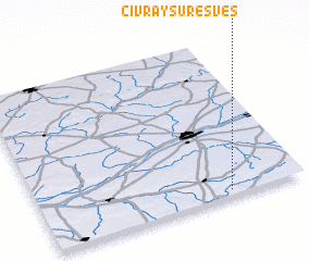 3d view of Civray-sur-Esves