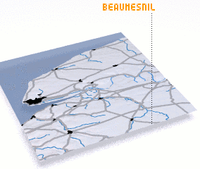 3d view of Beaumesnil