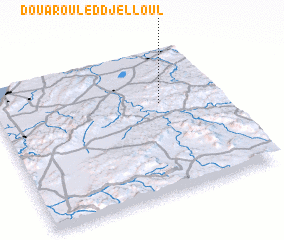 3d view of Douar Ouled Djelloul