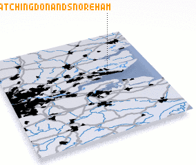 3d view of Latchingdon and Snoreham