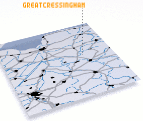 3d view of Great Cressingham