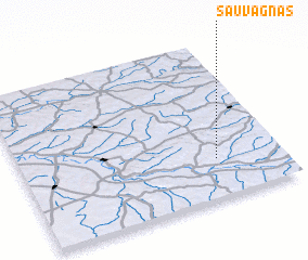 3d view of Sauvagnas