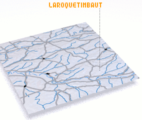 3d view of Laroque-Timbaut