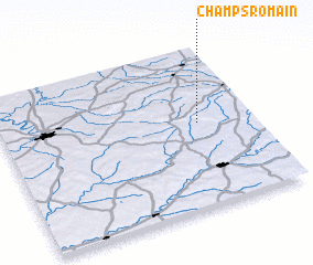 3d view of Champs-Romain