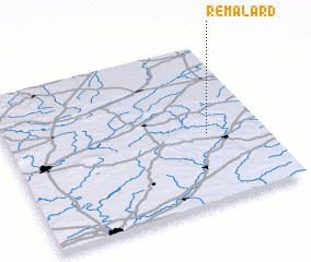 3d view of Rémalard