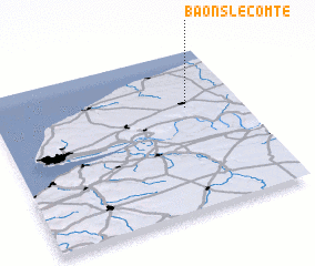 3d view of Baons-le-Comte