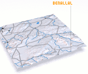 3d view of Ben Allal