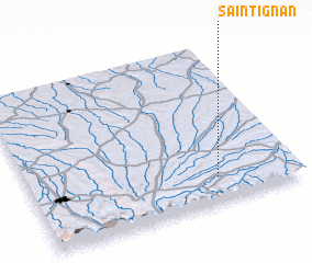 3d view of Saint-Ignan