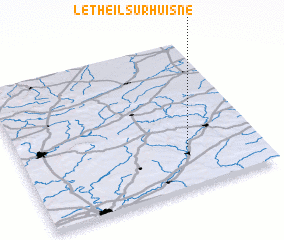 3d view of Le Theil-sur-Huisne