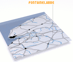 3d view of Fontaine-lʼAbbé