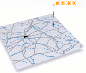 3d view of La Bussière