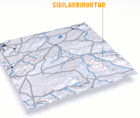 3d view of Sidi Larbi Moktar