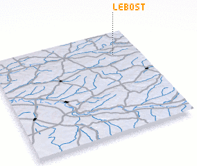 3d view of Le Bost