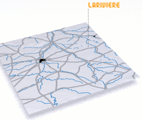 3d view of La Rivière